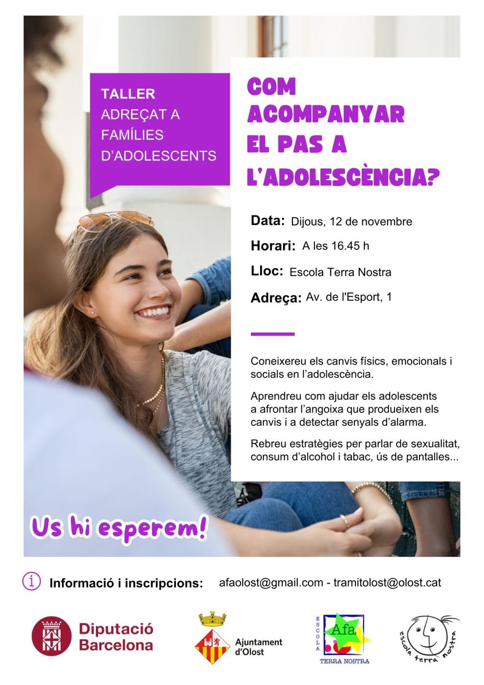 COM ACOMPANYAR EL PAS A L'ADOLESCÈNCIA?